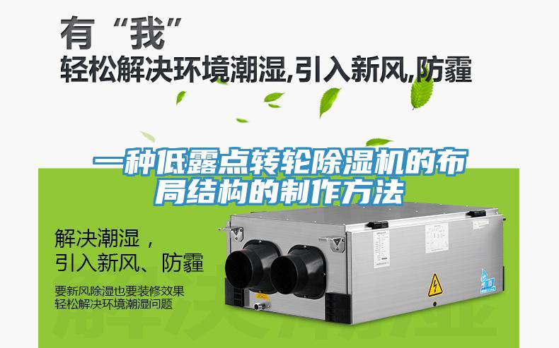 一種低露點轉輪除濕機的布局結構的制作方法