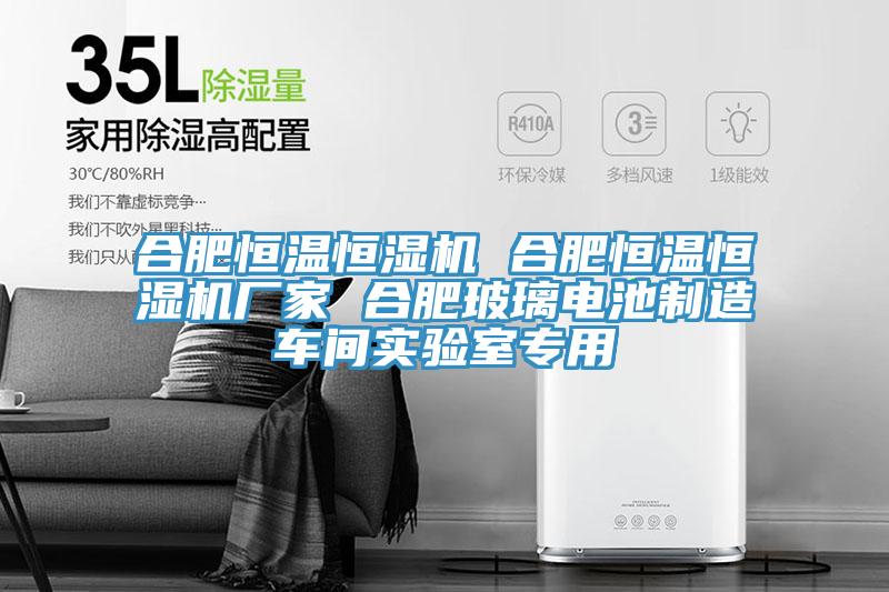 合肥恒溫恒濕機 合肥恒溫恒濕機廠家 合肥玻璃電池制造車間實驗室專用