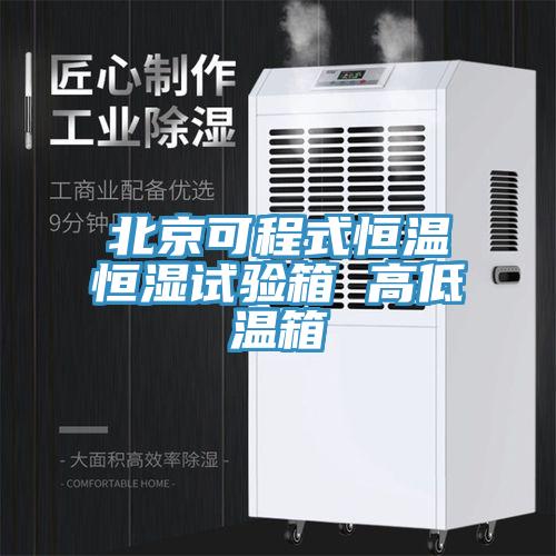 北京可程式恒溫恒濕試驗箱 高低溫箱