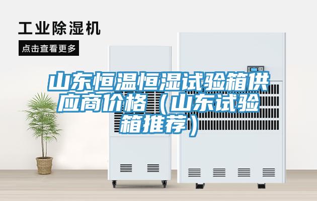 山東恒溫恒濕試驗箱供應商價格（山東試驗箱推薦）