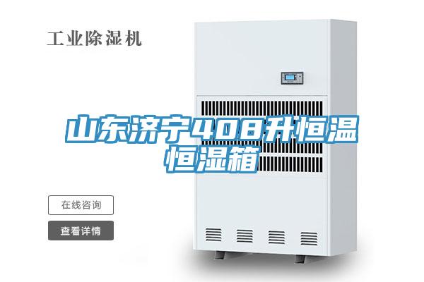 山東濟寧408升恒溫恒濕箱