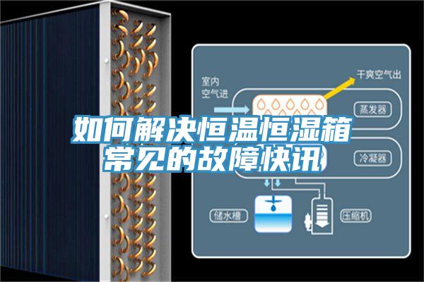 如何解決恒溫恒濕箱常見的故障快訊