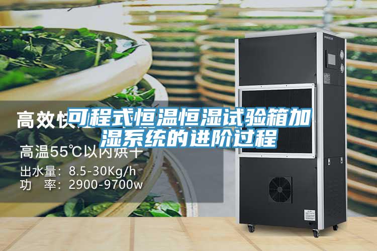 可程式恒溫恒濕試驗箱加濕系統的進階過程