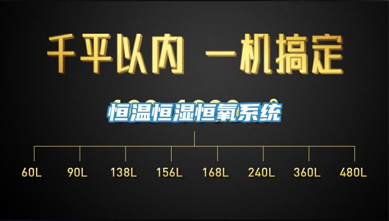 恒溫恒濕恒氧系統