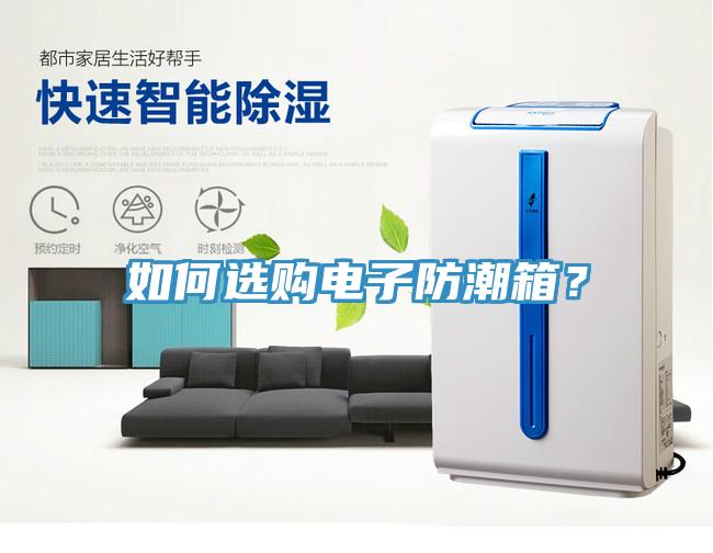 如何選購電子防潮箱？