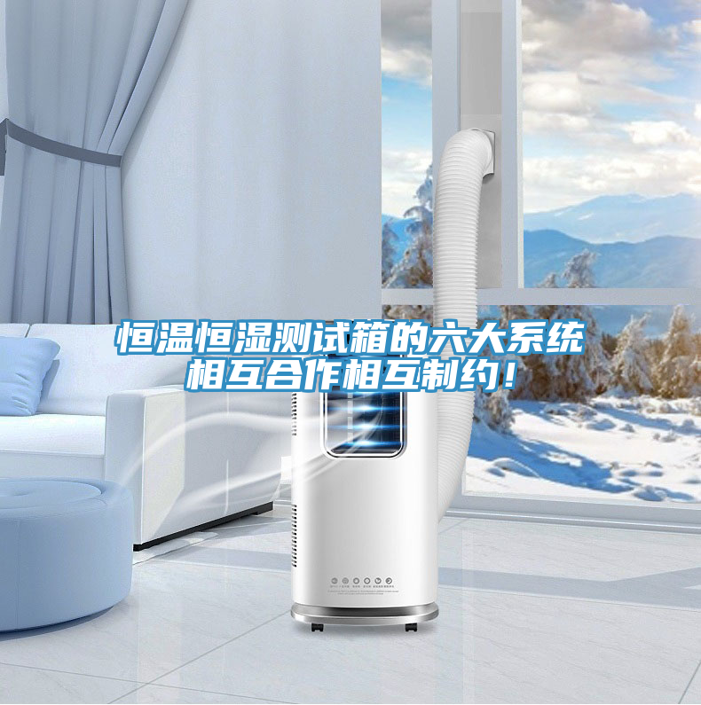 恒溫恒濕測試箱的六大系統相互合作相互制約！