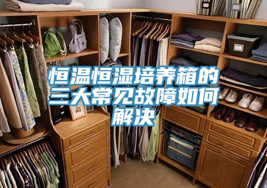 恒溫恒濕培養箱的三大常見故障如何解決
