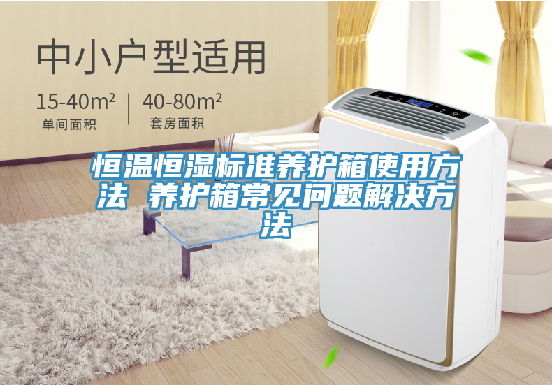 恒溫恒濕標準養護箱使用方法 養護箱常見問題解決方法
