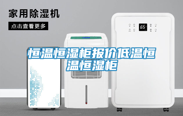 恒溫恒濕柜報價低溫恒溫恒濕柜