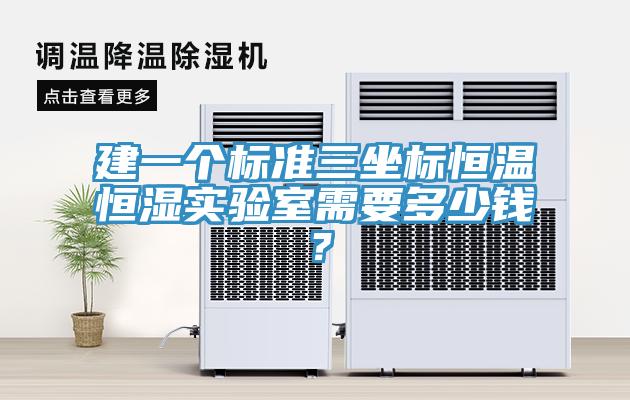 建一個標準三坐標恒溫恒濕實驗室需要多少錢？