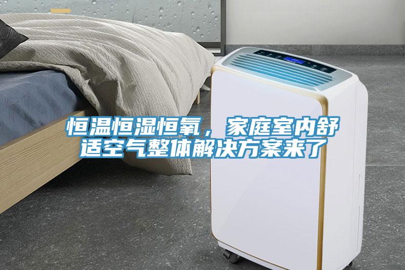 恒溫恒濕恒氧，家庭室內舒適空氣整體解決方案來了