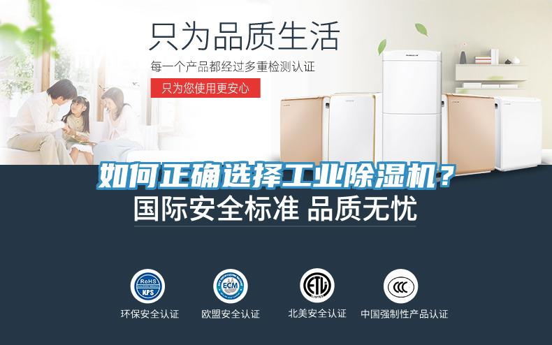 如何正確選擇工業除濕機？