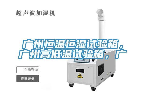 廣州恒溫恒濕試驗箱，廣州高低溫試驗箱，廣