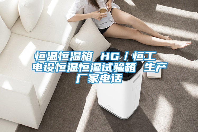 恒溫恒濕箱 HG／恒工 電設恒溫恒濕試驗箱 生產廠家電話
