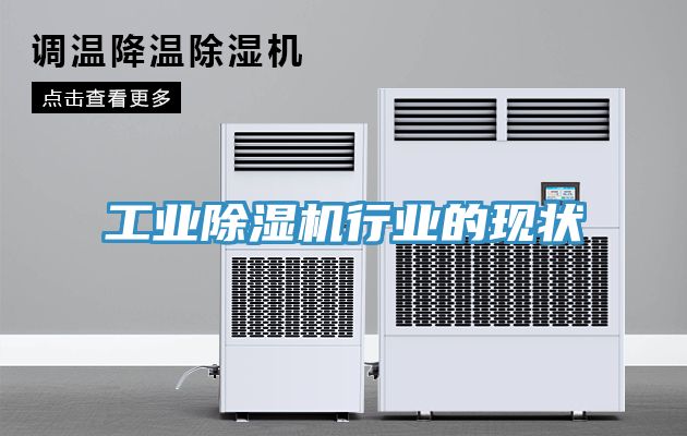 工業除濕機行業的現狀