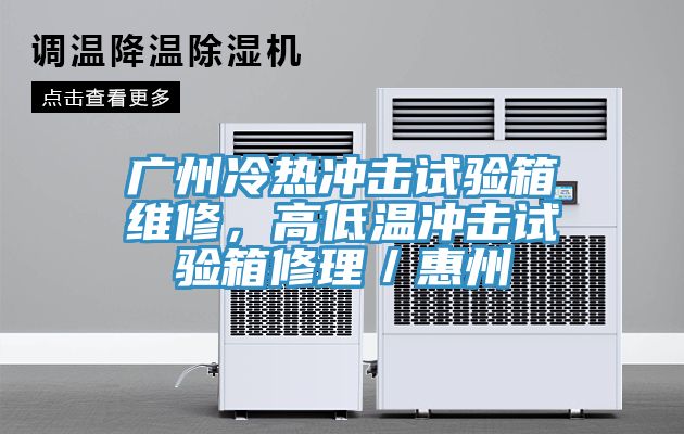 廣州冷熱沖擊試驗箱維修，高低溫沖擊試驗箱修理／惠州