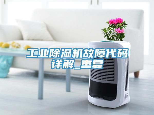 工業除濕機故障代碼詳解_重復