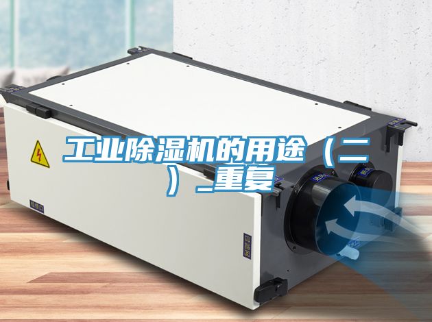 工業除濕機的用途（二）_重復