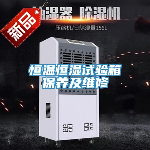 恒溫恒濕試驗箱保養及維修