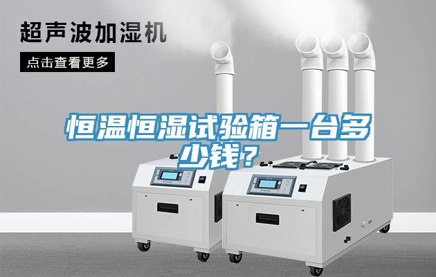恒溫恒濕試驗箱一臺多少錢？