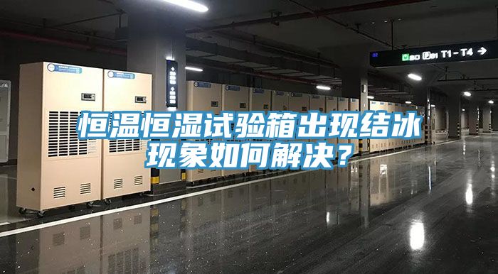 恒溫恒濕試驗箱出現結冰現象如何解決？