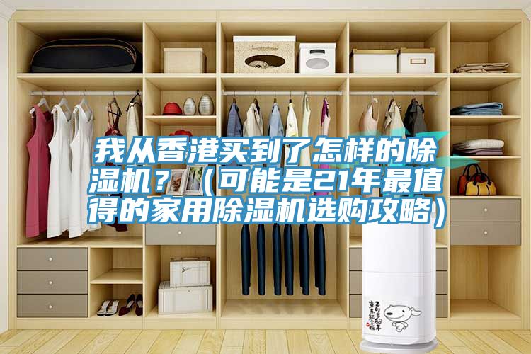 我從香港買到了怎樣的除濕機？（可能是21年最值得的家用除濕機選購攻略）