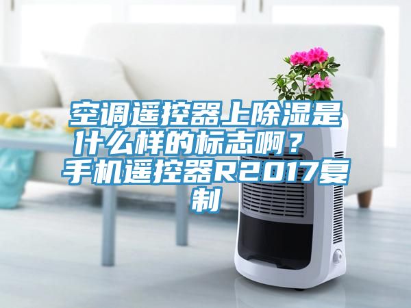空調遙控器上除濕是什么樣的標志??？ 手機遙控器R2017復制