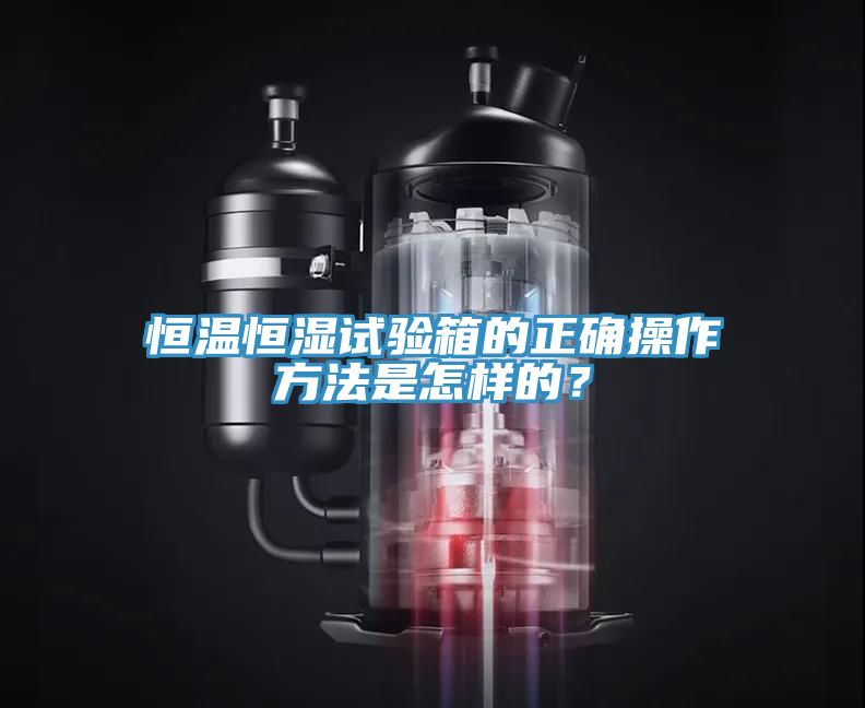恒溫恒濕試驗箱的正確操作方法是怎樣的？