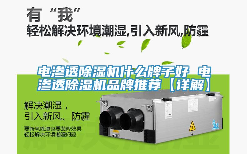 電滲透除濕機什么牌子好 電滲透除濕機品牌推薦【詳解】