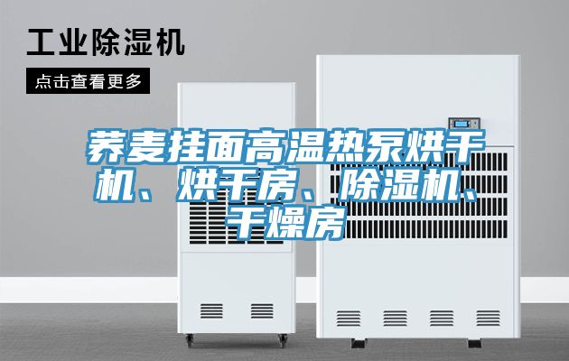 蕎麥掛面高溫熱泵烘干機、烘干房、除濕機、干燥房