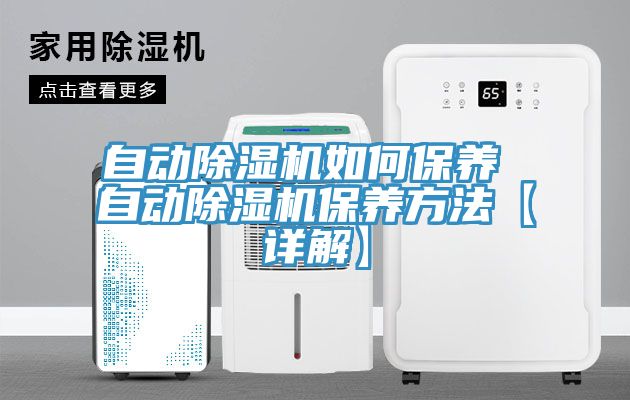 自動除濕機如何保養 自動除濕機保養方法【詳解】