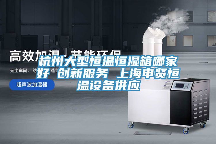 杭州大型恒溫恒濕箱哪家好 創新服務 上海申賢恒溫設備供應
