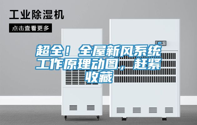 超全！全屋新風系統工作原理動圖，趕緊收藏