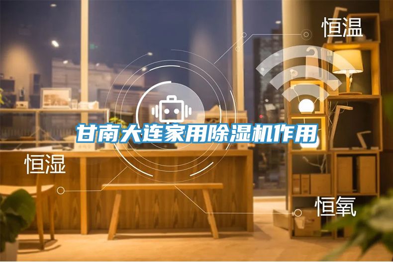 甘南大連家用除濕機作用