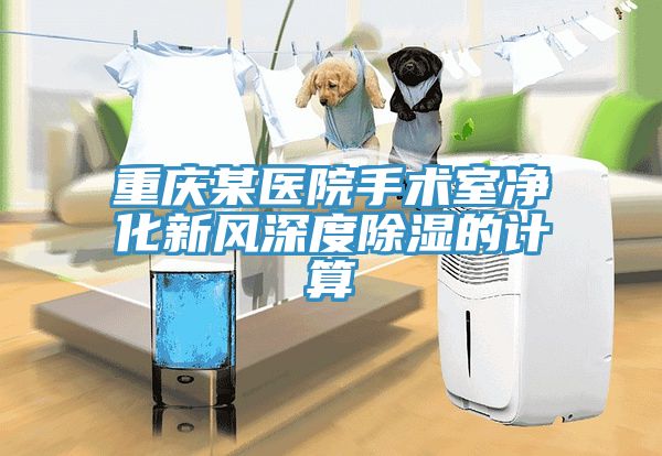 重慶某醫院手術室凈化新風深度除濕的計算