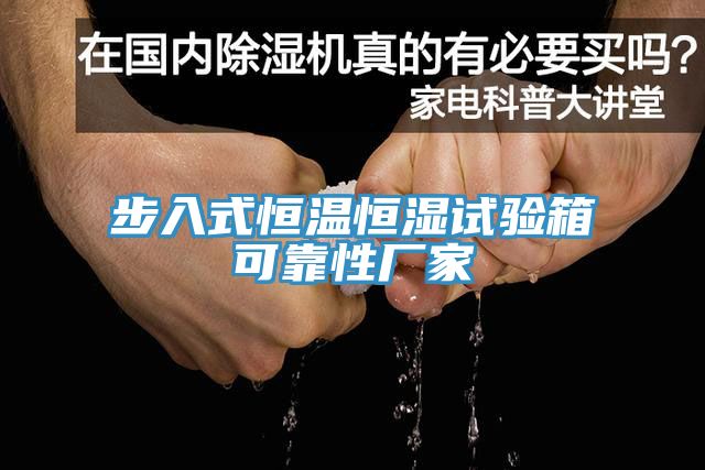 步入式恒溫恒濕試驗箱可靠性廠家