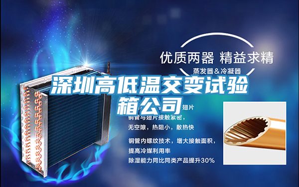 深圳高低溫交變試驗箱公司
