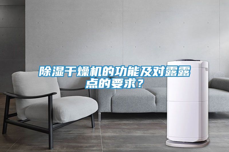 除濕干燥機的功能及對露露點的要求？