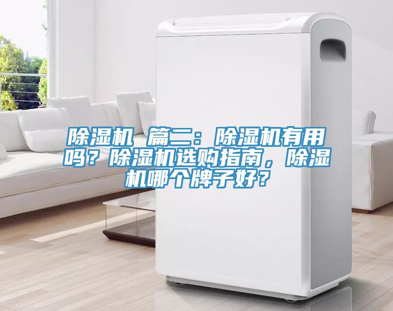 除濕機 篇二：除濕機有用嗎？除濕機選購指南，除濕機哪個牌子好？