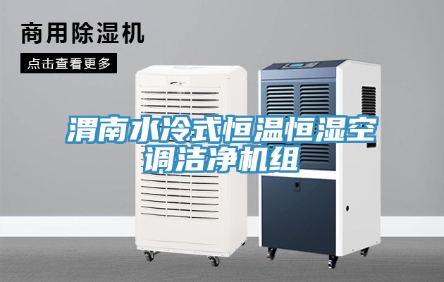 渭南水冷式恒溫恒濕空調潔凈機組
