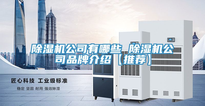 除濕機公司有哪些 除濕機公司品牌介紹【推薦】