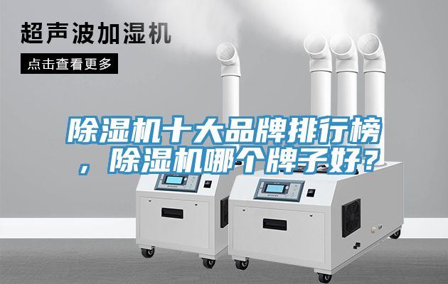 除濕機十大品牌排行榜，除濕機哪個牌子好？