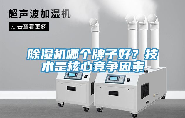 除濕機哪個牌子好？技術是核心競爭因素