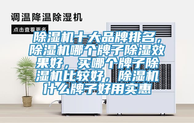 除濕機十大品牌排名，除濕機哪個牌子除濕效果好，買哪個牌子除濕機比較好，除濕機什么牌子好用實惠