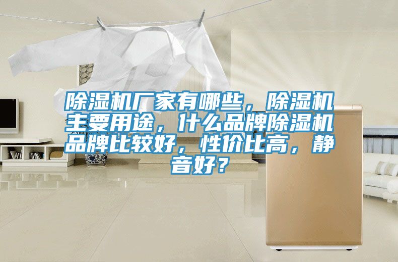 除濕機廠家有哪些，除濕機主要用途，什么品牌除濕機品牌比較好，性價比高，靜音好？