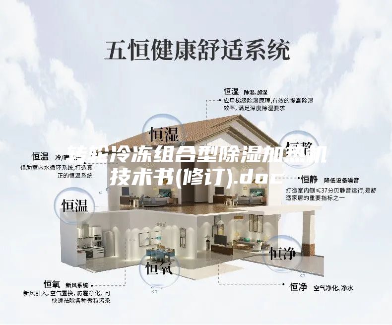 轉輪冷凍組合型除濕加熱機技術書(修訂).doc