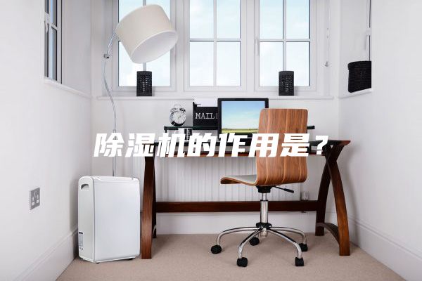 除濕機的作用是？