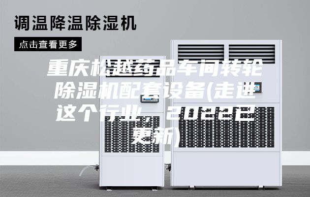 重慶松越藥品車間轉輪除濕機配套設備(走進這個行業，2022已更新)