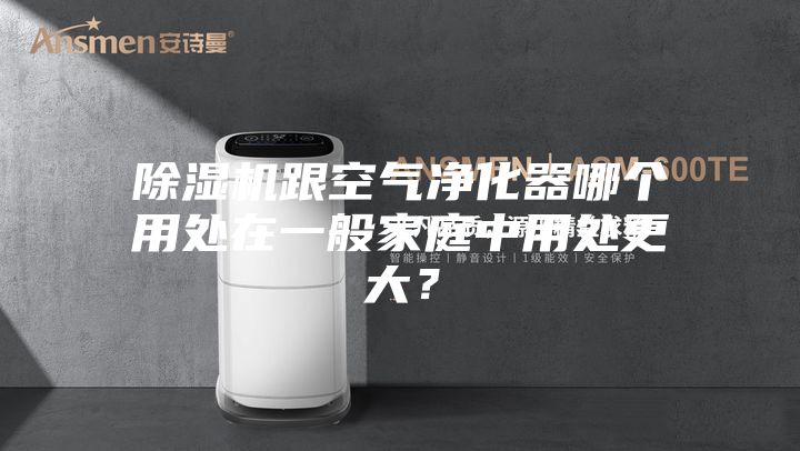 除濕機跟空氣凈化器哪個用處在一般家庭中用處更大？