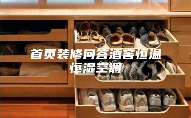 首頁裝修問答酒窖恒溫恒濕空調
